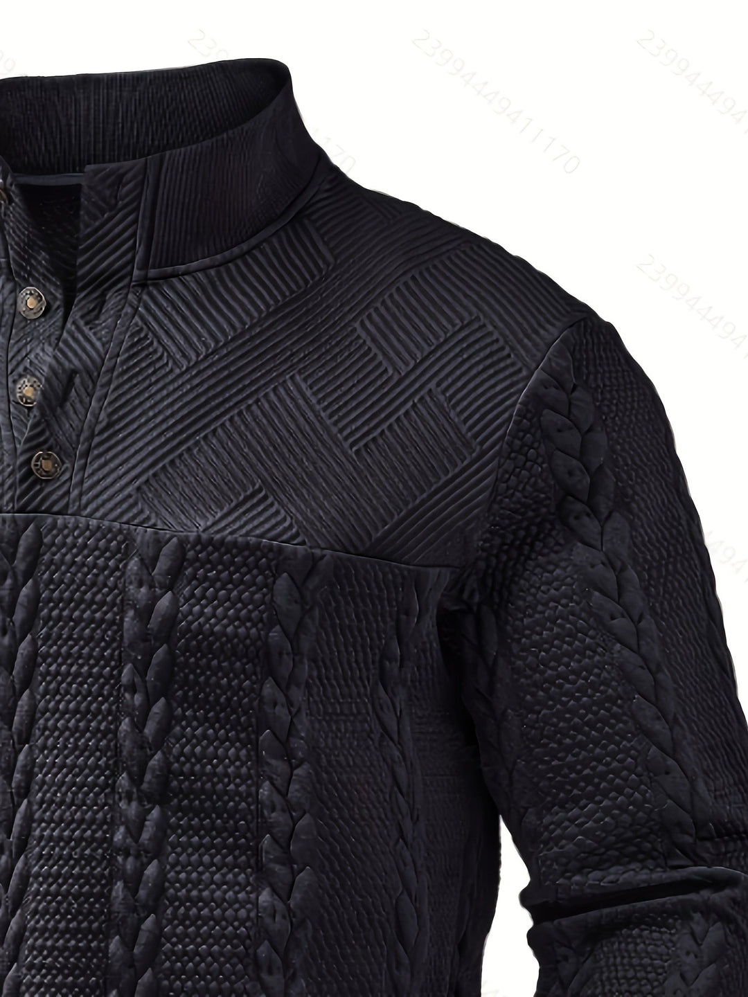 Sterling | Texturerad Ståkrage Pullover