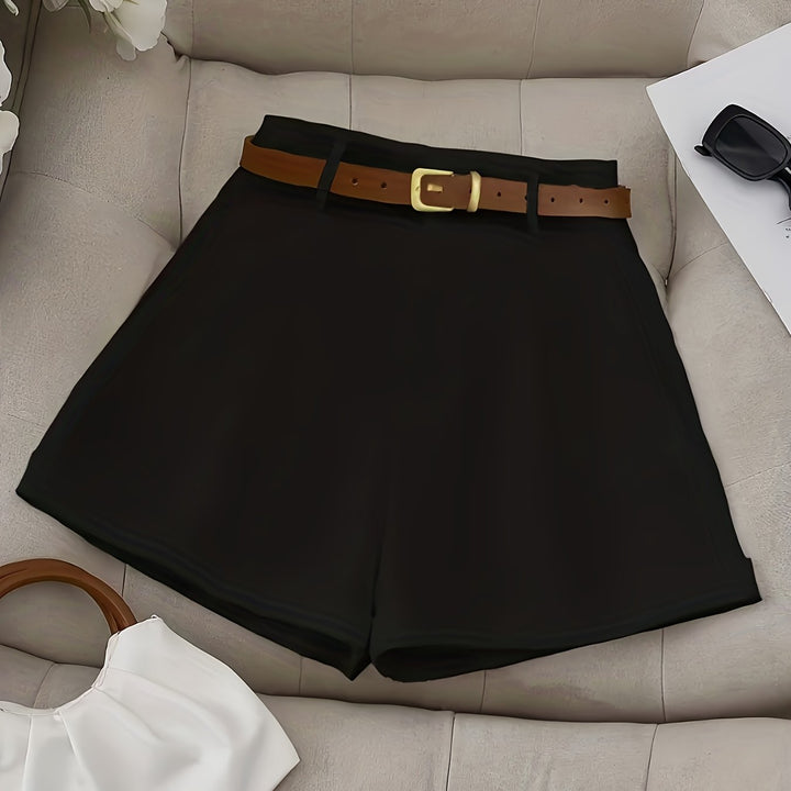 Blythe | Skräddarsydda Högmidjade Shorts med Bälte