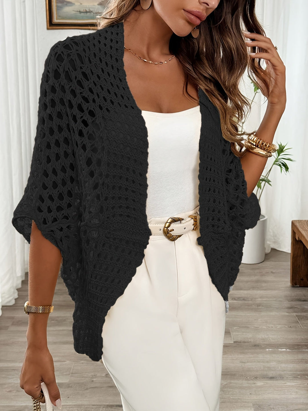 Susannah | Öppen Framsida Batwing Cardigan