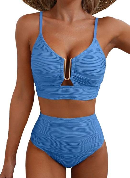 Camryn | Elegant Högmidjad Bikini