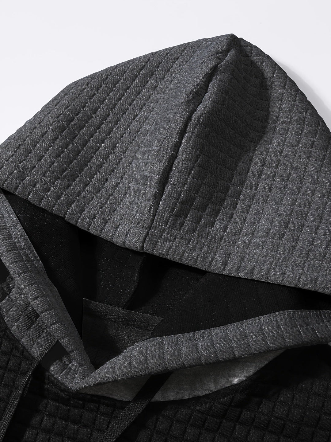 Hayes | Texturerad Färgblock Hoodie
