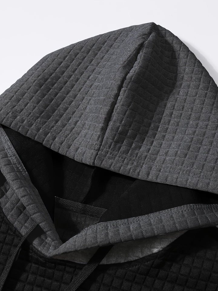 Hayes | Texturerad Färgblock Hoodie