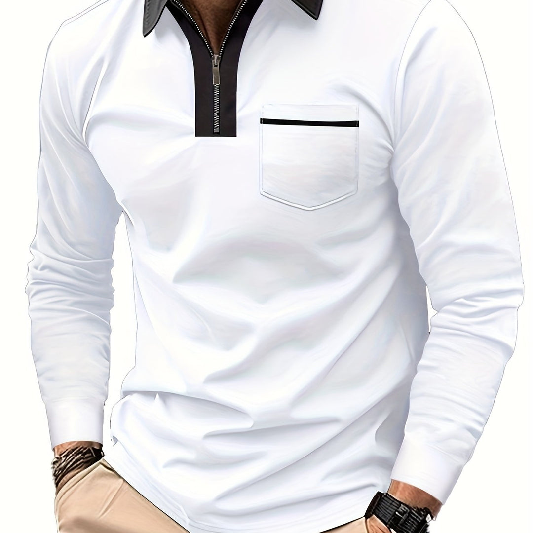 Curtis | Fins Zip-Krage Polo Skjorta