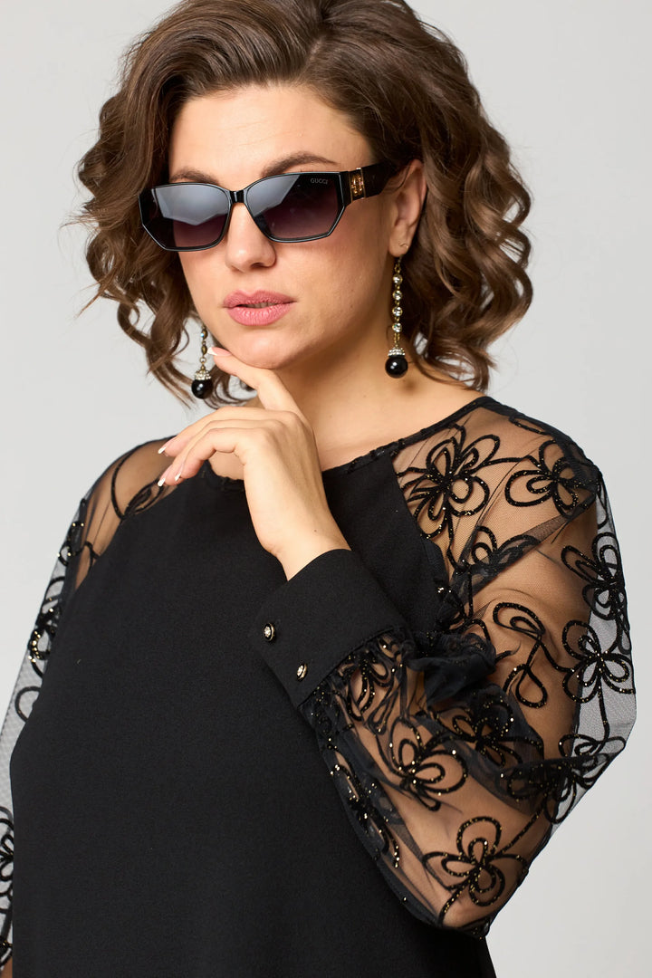 Edith | Elegant Blommig Ärmlös Klänning