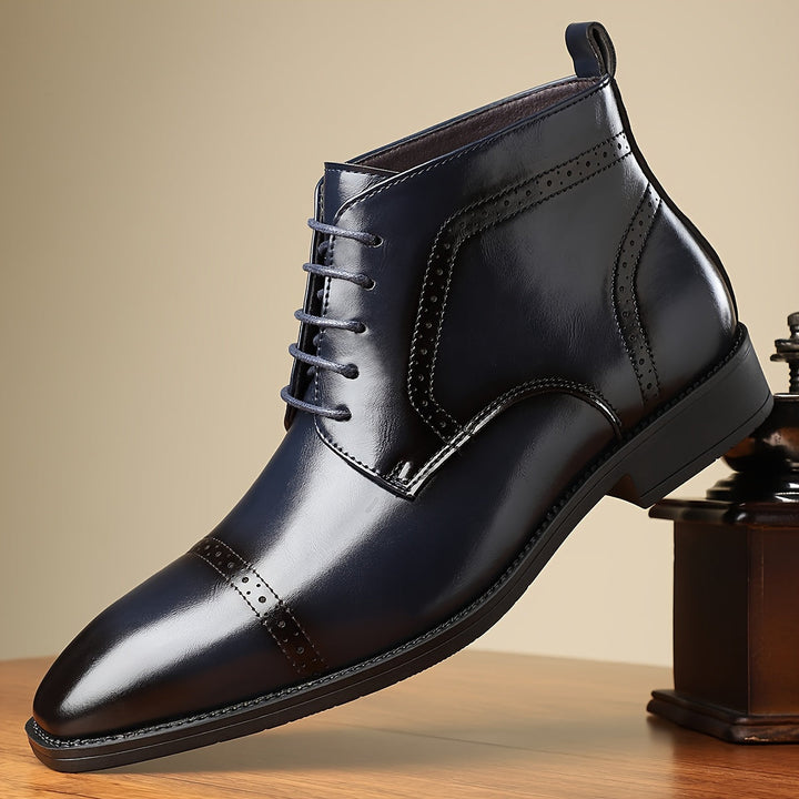 Everly | Raffinerade Cap-Toe Ankelstövlar