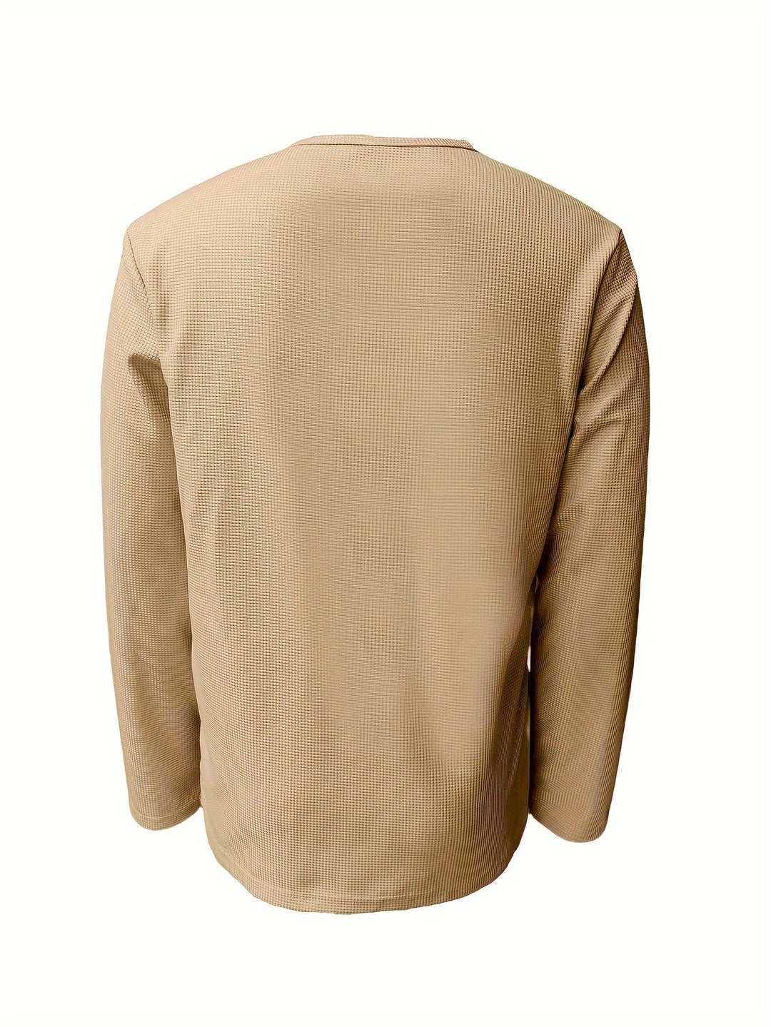 Carson | Texturerad långärmad Henley