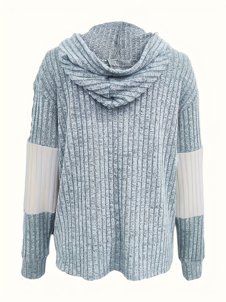 Shannon | Mysig Färgblock Zip-Hoodie