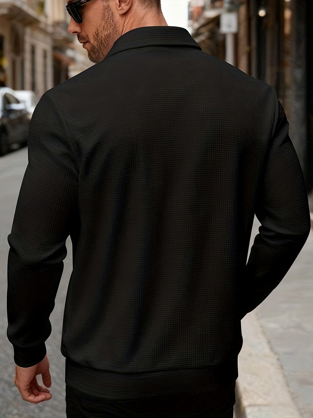 Cameron | Texturerad Zipjacka