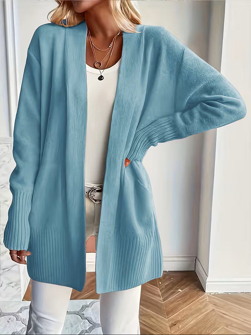 Deanna | Avslappnad Öppen Framsida Cardigan