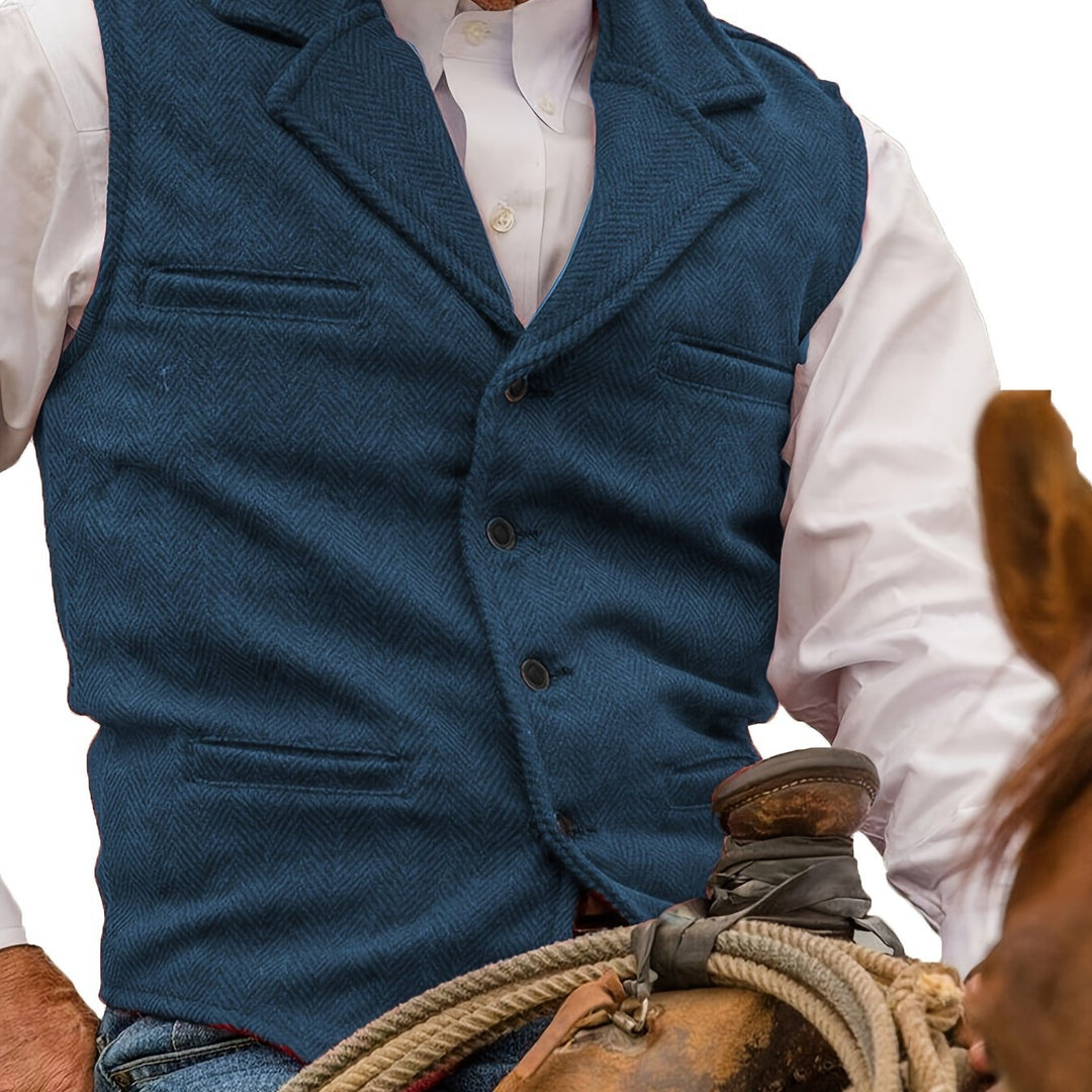 Colton | Heritage Herringbone Västen