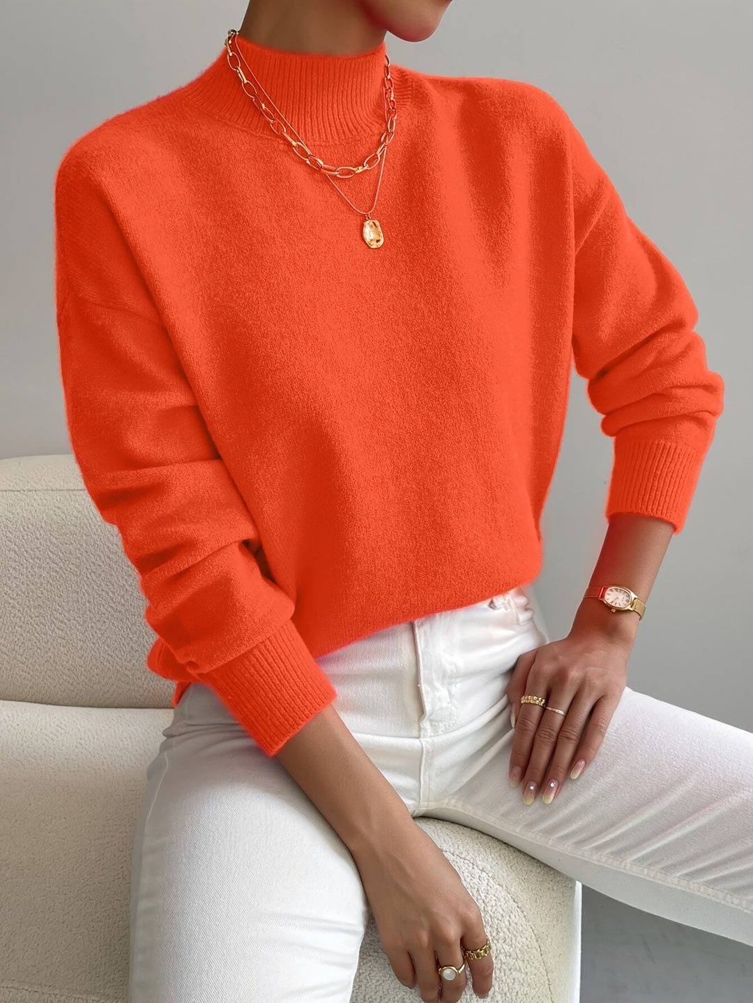 Lorelei | Finstämd Mock Neck Tröja