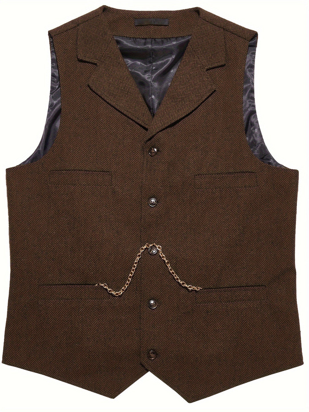 Byron | Raffinerad Herringbone Västar