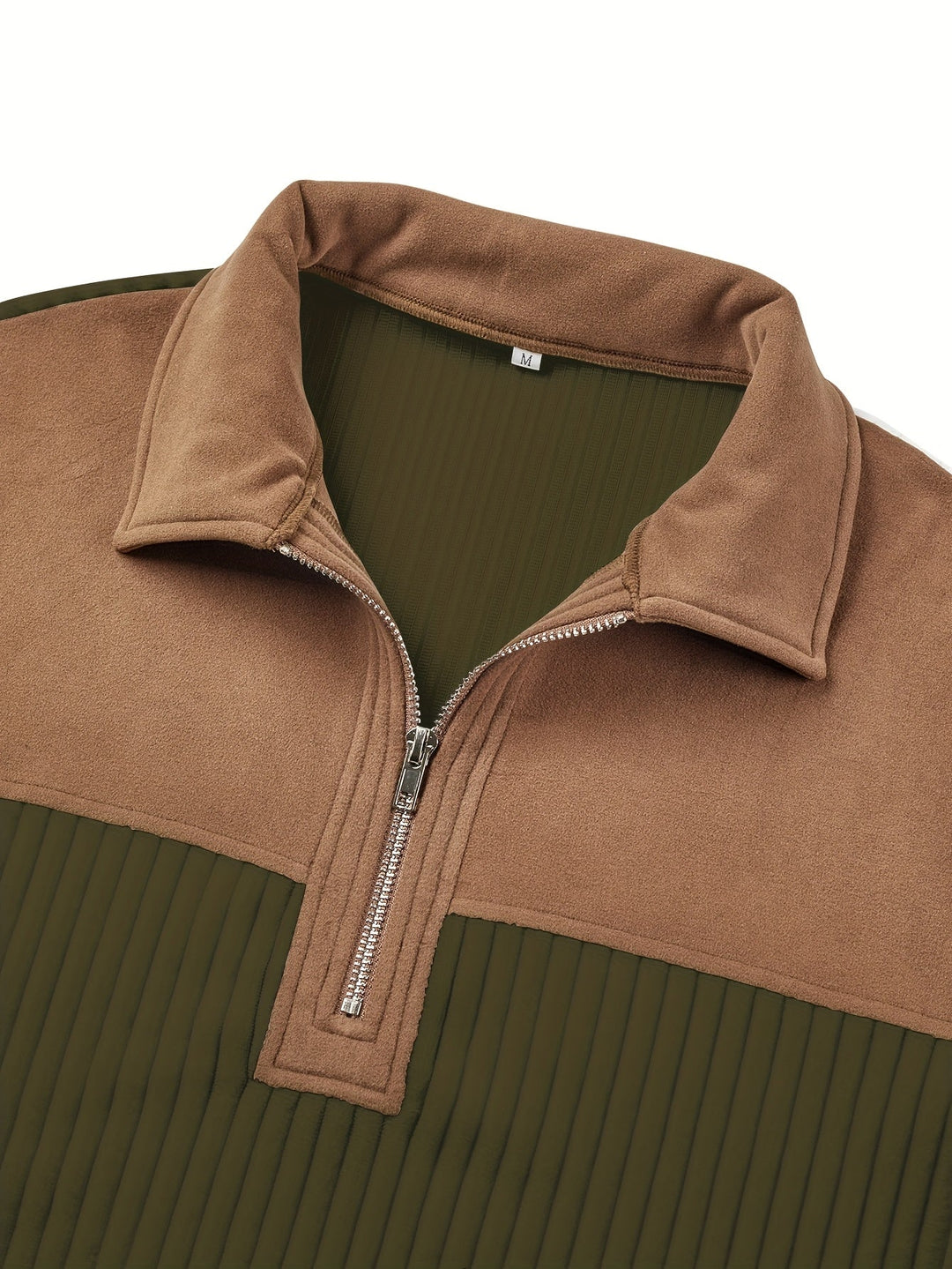 Roland | Tvåfärgad Quarter-Zip Pullover