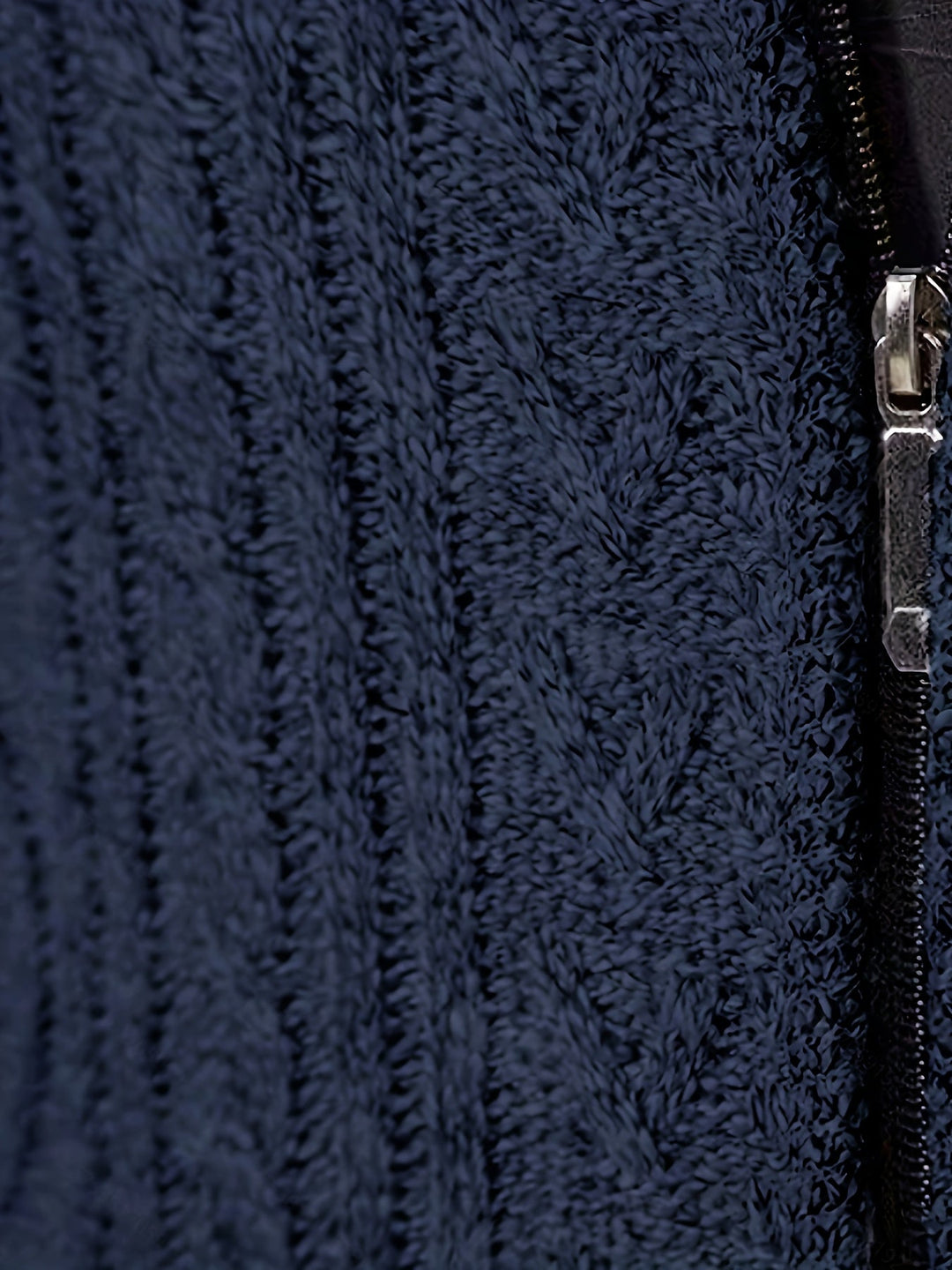 Walter | Texturerad Heldragkedja Cardigan