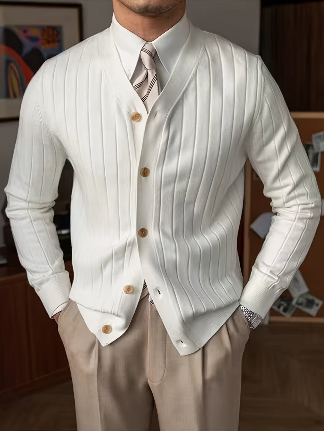 Oliver | Klassisk Knapp-up Cardigan