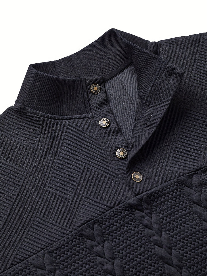 Sterling | Texturerad Ståkrage Pullover