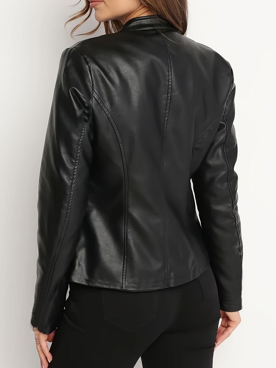 Vivian | Zip-Front Bikerjacka