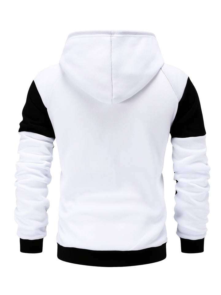 Bryce | Färgblock Zip-Up Huva Jacka