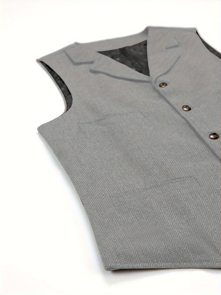 Colton | Heritage Herringbone Västen