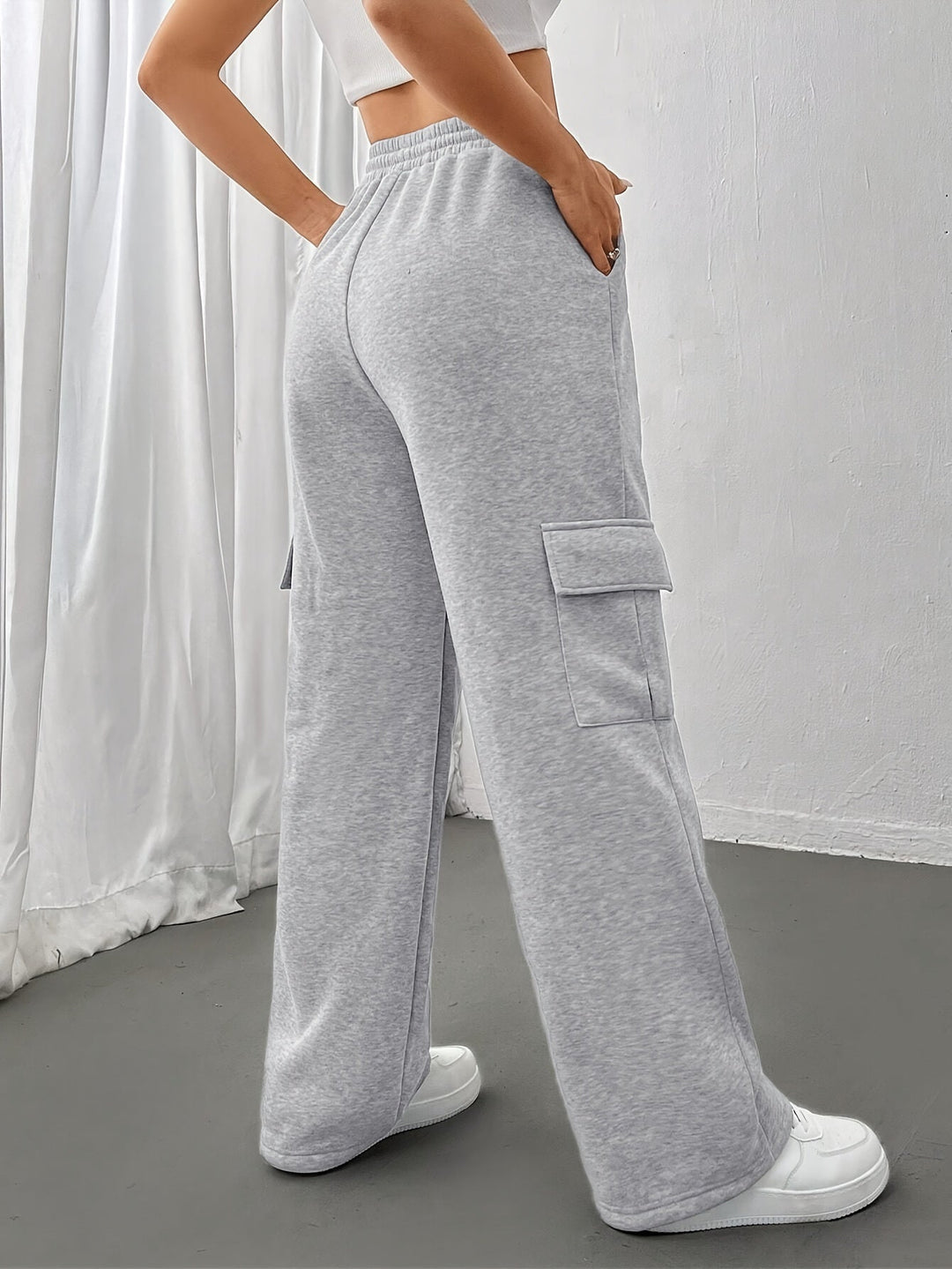 Ruth | Avslappnade Cargo Sweatpants