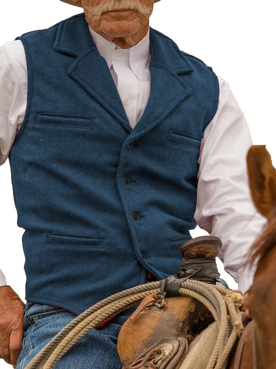 Colton | Heritage Herringbone Västen