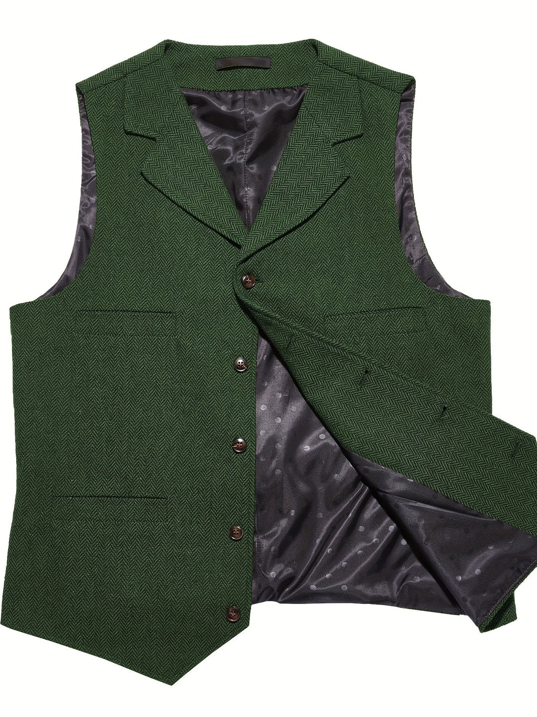 Byron | Raffinerad Herringbone Västar