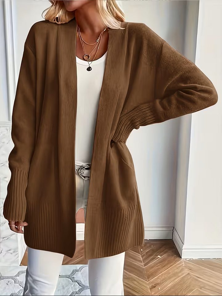 Deanna | Avslappnad Öppen Framsida Cardigan