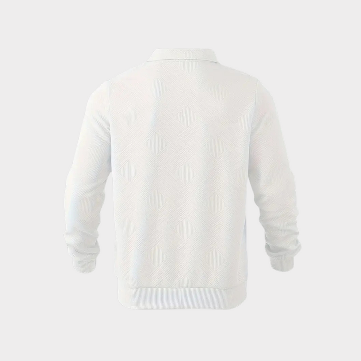 Hudson | Texturerad Halvdragkedja Pullover