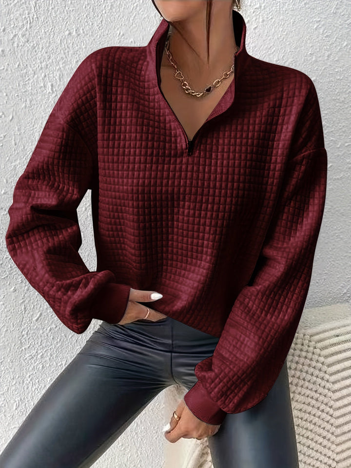 Susanna | Avslappnad Quarter-Zip Pullover