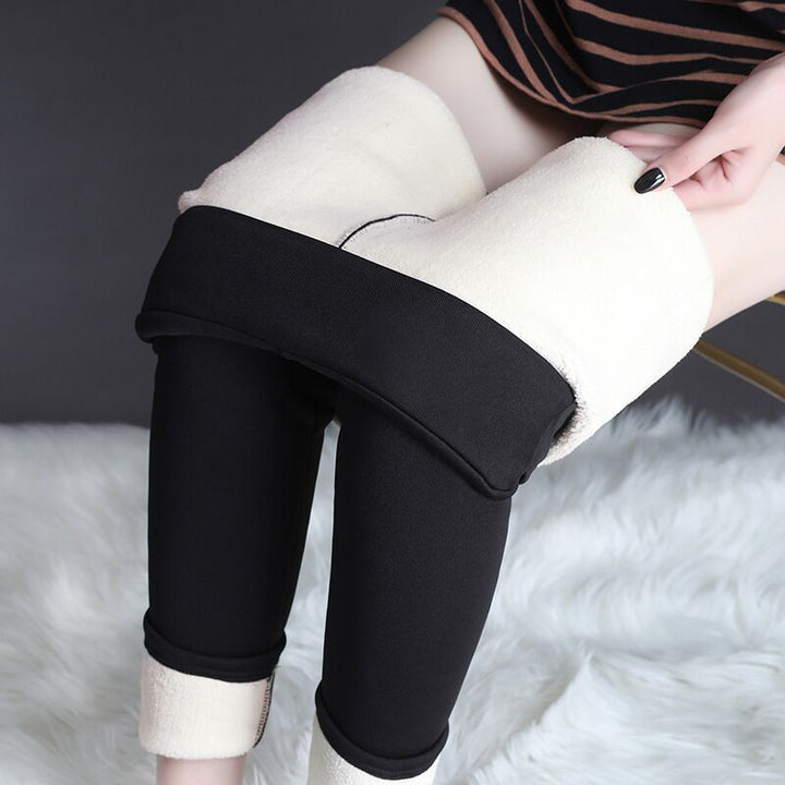 Fodrade leggings med fleece