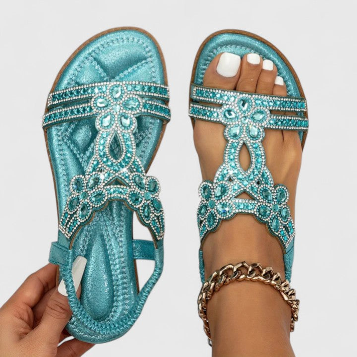 Rebecca | Eleganta Ortopediska Pärl Sandaler