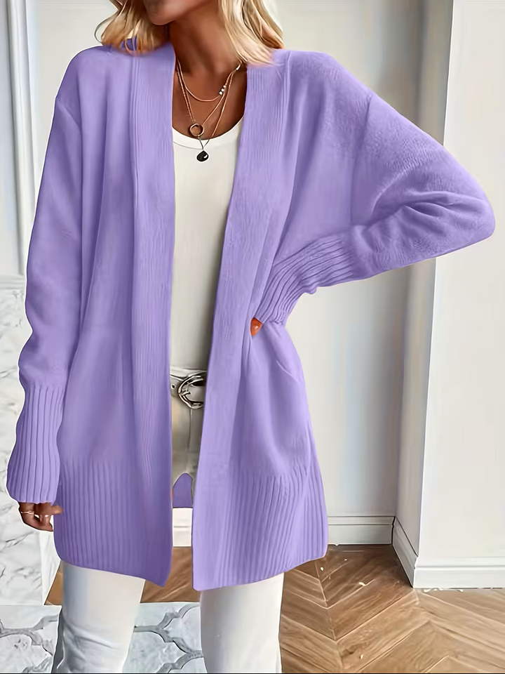 Deanna | Avslappnad Öppen Framsida Cardigan