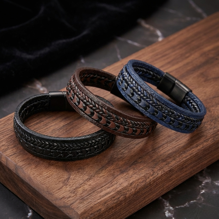 Nolan | Flätad Vikingarmband