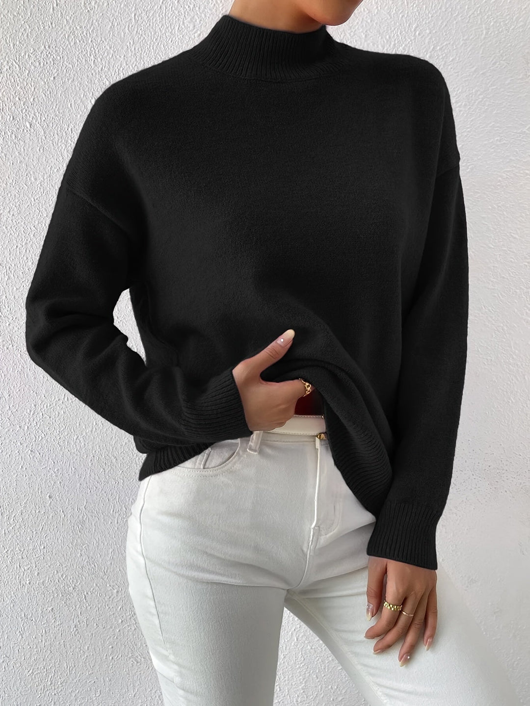 Lorelei | Finstämd Mock Neck Tröja
