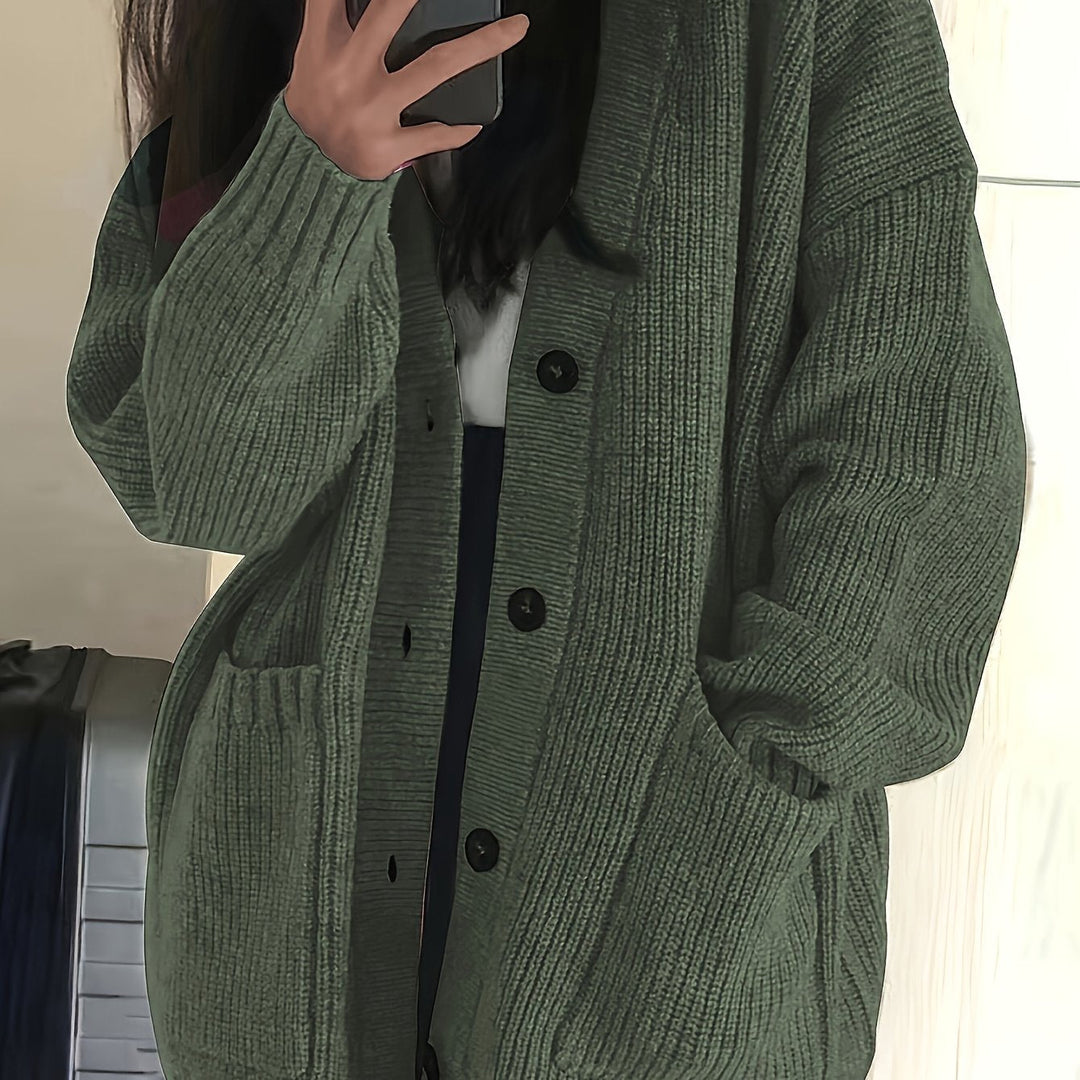 Maisie | Avslappnad Knapp-Front Kardiagan