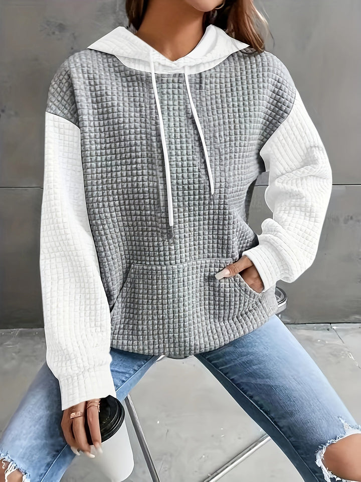 Brenna | Mysig Hoodie med Vaffelstruktur