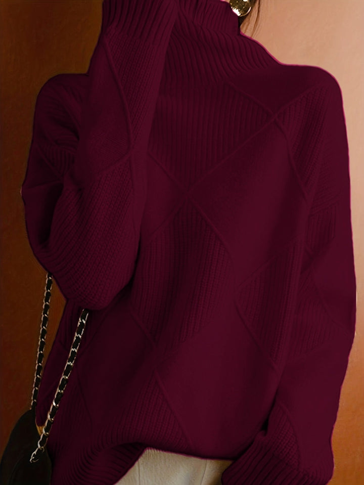 Maeve | Texturerad Polokrage Tröja