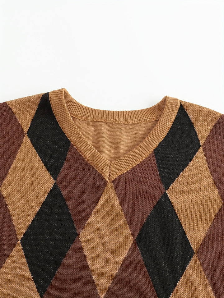 Chandler | Klassisk Argyle Tröja Väster