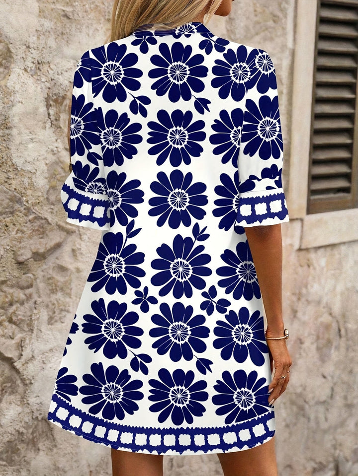 Georgia | Floral Bloom Mini Klänning