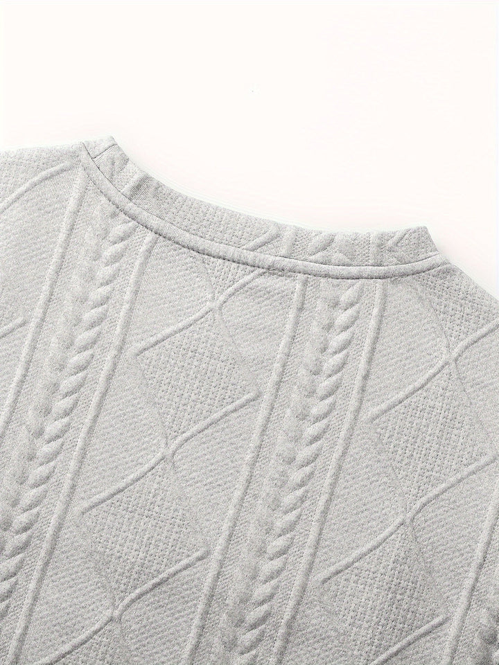 Edwin | Texturerad Crew Neck Topp