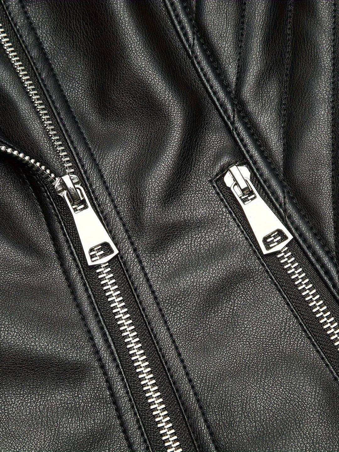 Mabel | Skulpterad Zip-Front Motojacka