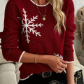 Holly | Snöflinga Crewneck Tröja