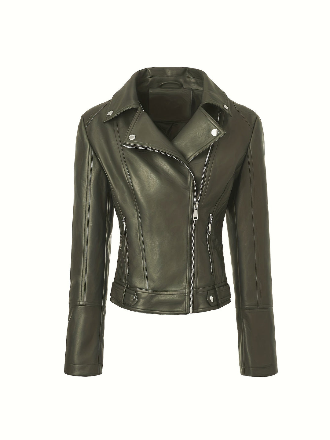 Mabel | Skulpterad Zip-Front Motojacka