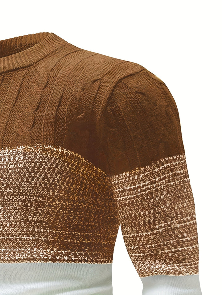 Graham | Färgglad Crew Neck Tröja