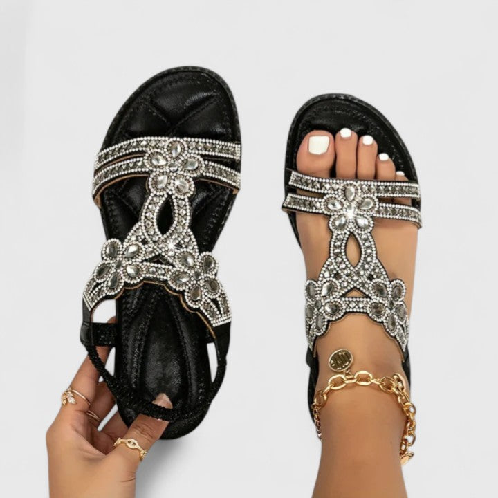 Rebecca | Eleganta Ortopediska Pärl Sandaler
