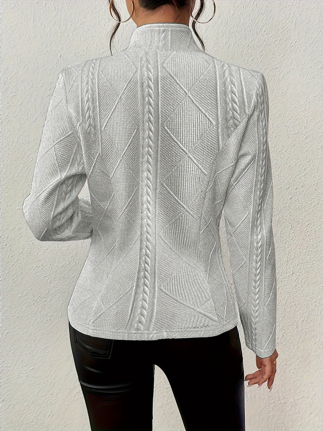 Whitney | Midjeformande Texturerad Blazer