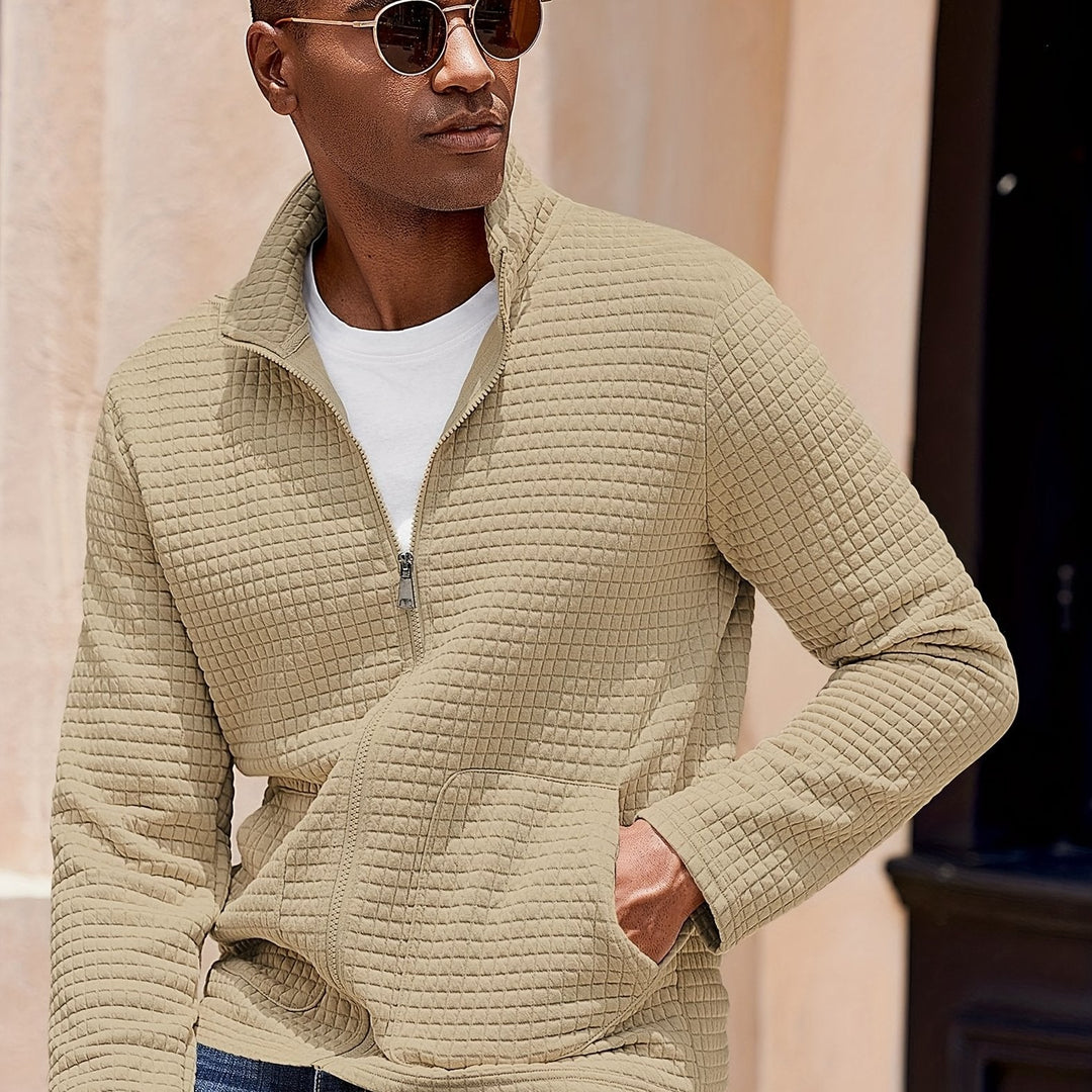 Hugo | Texturerad Zip-Up Jacka