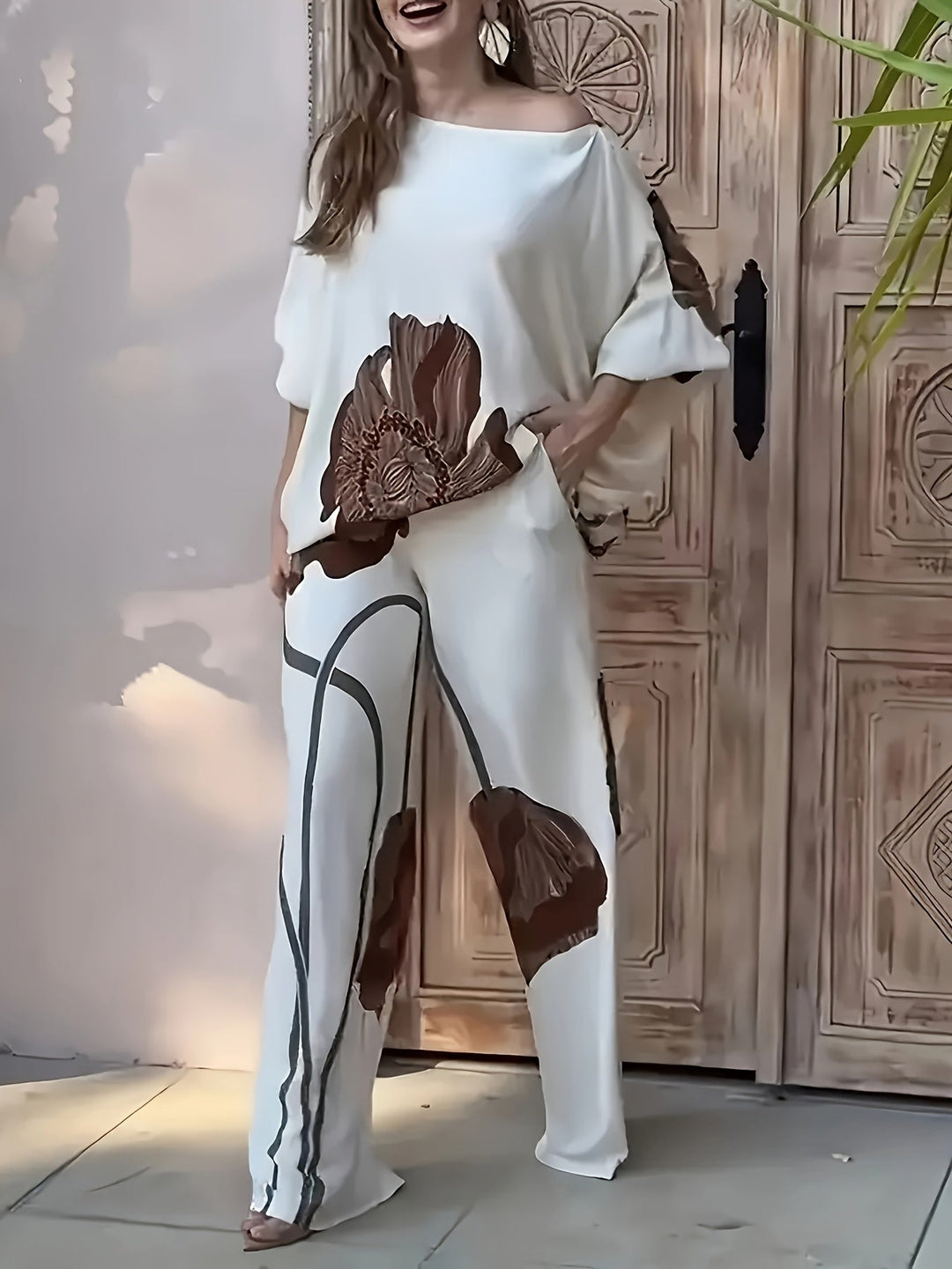 Gwyneth | Blommig Vidbenad Set