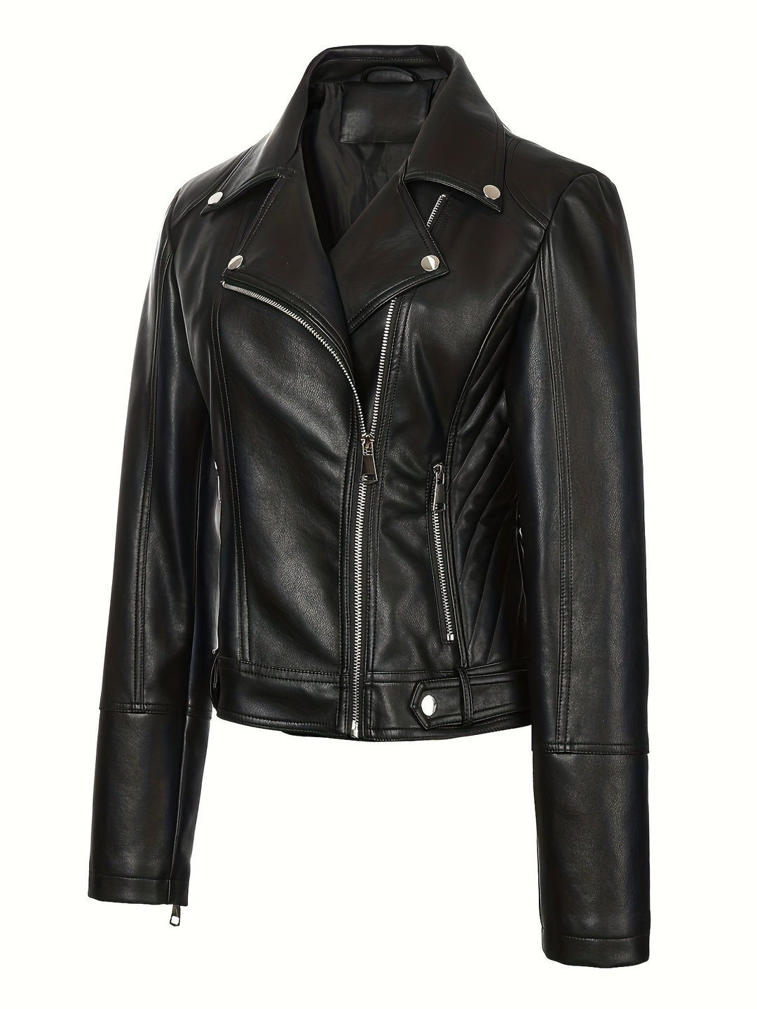 Mabel | Skulpterad Zip-Front Motojacka