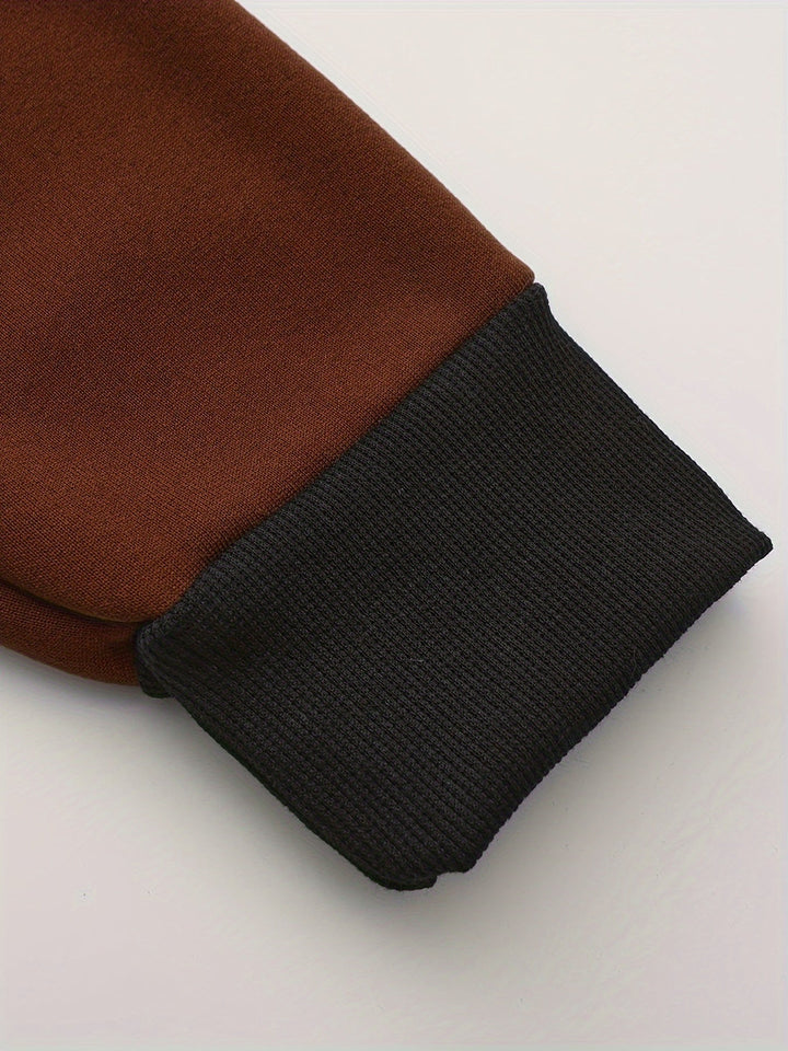Cedric | Färgblock Zip-Up Hoodie